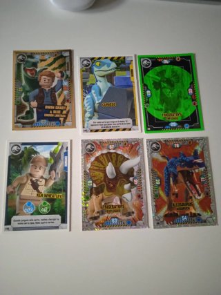Lote de 24 Cartas LEGO Jurassic World