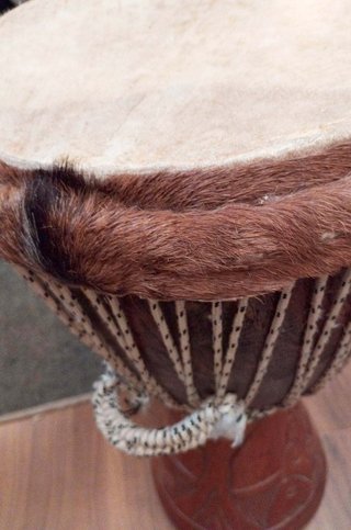 Djembé Africano Artesanal Tallado