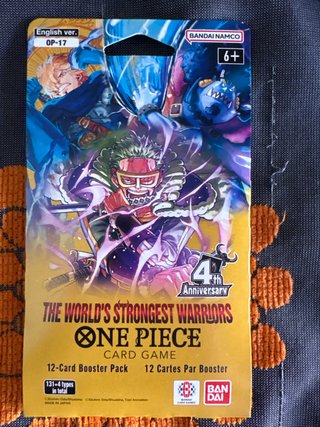 One Piece OP-17 4th Anniversary sleeve pack