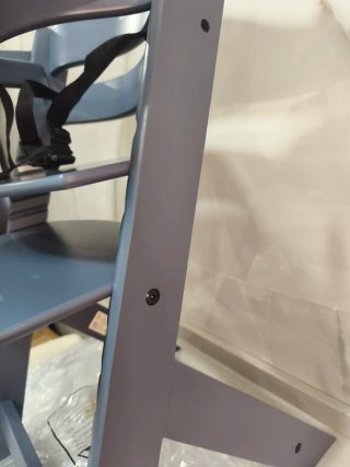 Trona de Madera Kinderkraft ENOCK nueva  gris azul