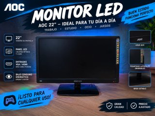 Monitor AOC 22 pulgadas LED