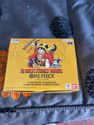 One Piece OP-17 Caja Booster SIN SELLAR