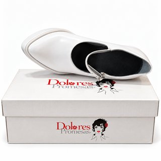 Nuevos Zapatos Mary Jane Blancos. Tacones 13cm