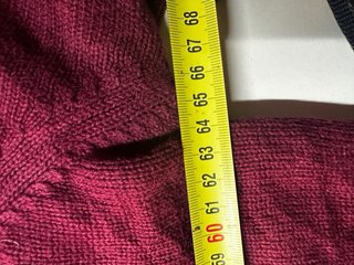 Jersey CHAPS Ralph Lauren Burdeos Cuello Alto XL