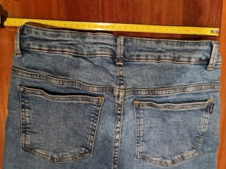 Pantalón Vaquero Mango Azul