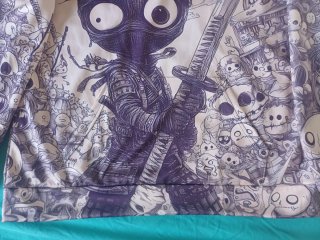 Sudadera con Capucha Estampada de hombre Talla XL
