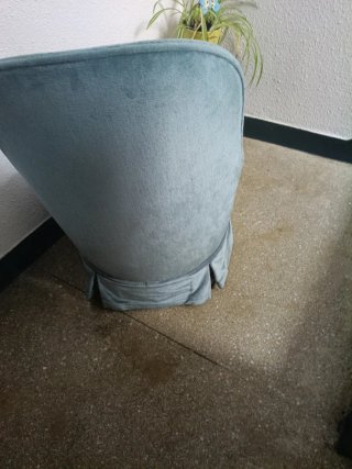 Butaca con Almacenaje de Terciopelo