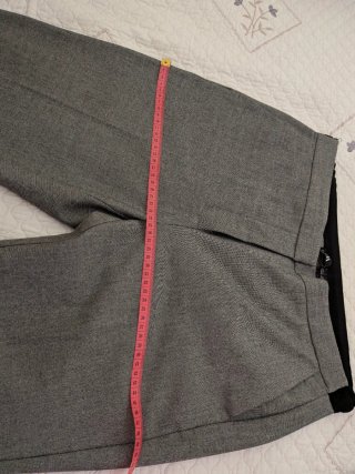 Pantalones Zara Gris Talla L