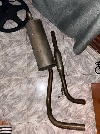 Tubo de escape seat ibiza6l 1.4