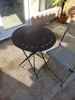 Conjunto Mesa y Silla de Jardín