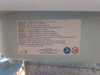 Bañera cambiador bebé azul marca chicco