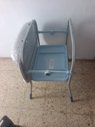 Bañera cambiador bebé azul marca chicco