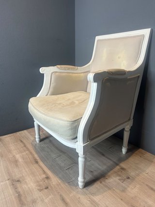 Poltrona Maison du Monde Beige e Bianco