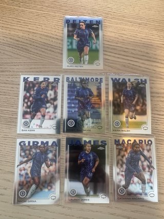 Lote Cartas Topps Chrome UWCL Chelsea FC