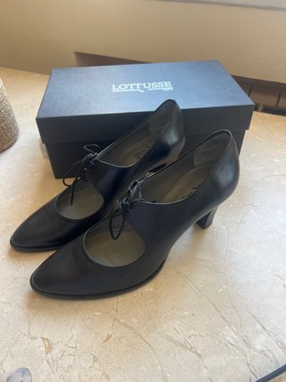 Zapatos Lottusse Negros Salón Tacón Baile Flamenco