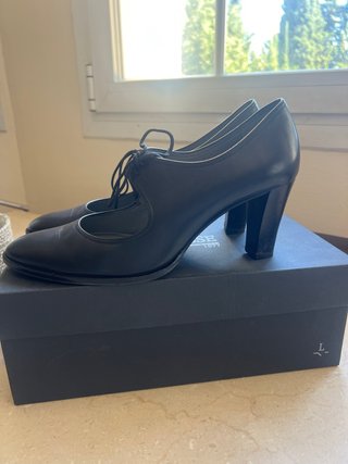 Zapatos Lottusse Negros Salón Tacón Baile Flamenco