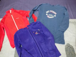Lote 3 sudaderas niña T8-9 años