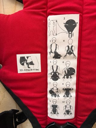 Mochila Portabebés BabyBjörn Negra