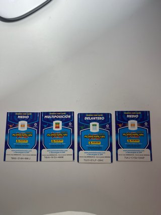 4 Cartas Especiales Adrenalyn 22-23