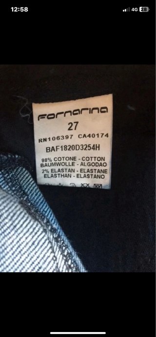 Pantalones Fornarina Negros