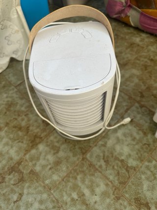 4 Ventiladores de sobremesa blancos