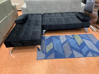 Sofá Chaise Longue Negro