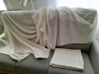 Telas para cortinas  beige