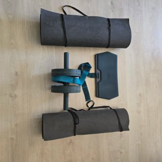 Rueda Abdominal Evolutiva Decathlon y Esterilla