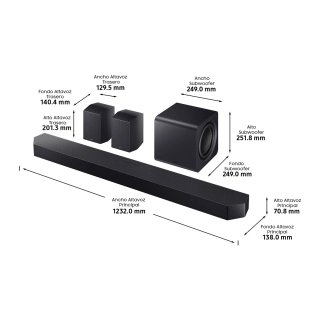 Barra de Sonido Samsung HW-Q990F Negra