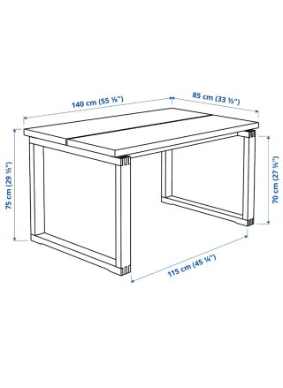Tavolo Ikea MÖRBYLÅNGA 140x85