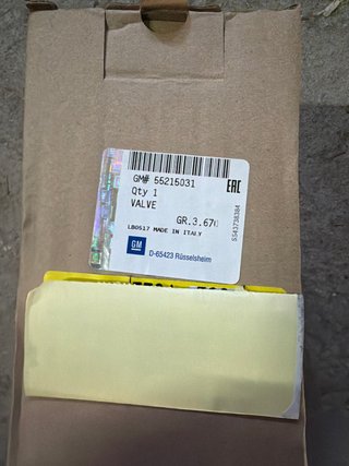 Válvula EGR GM 55215031 Opel Zafira Astra Vectra