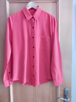 Camisa Mango Roja Talla M