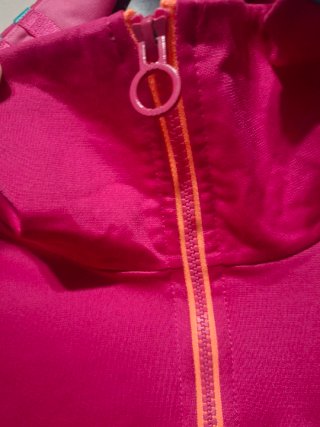 Chaqueta Adidas Rosa y Turquesa