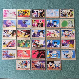 28 Dragon Ball Trading Cards Plata Serie 2