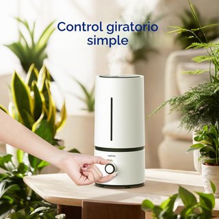 Humidificador blanco para dormitorio