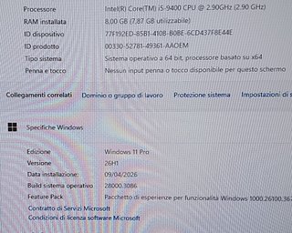 PC Lenovo ThinkCentre M720T i5 9400