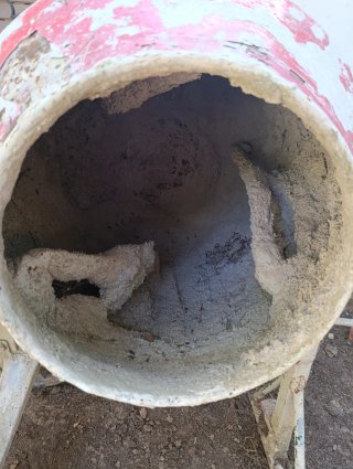 Hormigonera para reparar