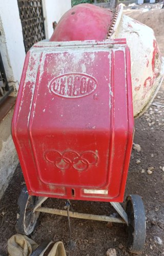 Hormigonera para reparar