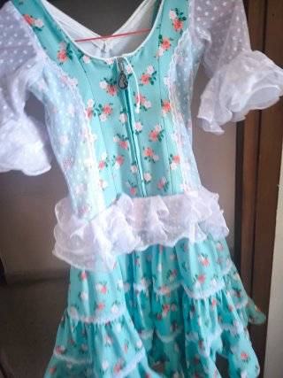 Vestido Gitana Niña Talla S