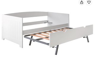 Cama nido madera y tela beige