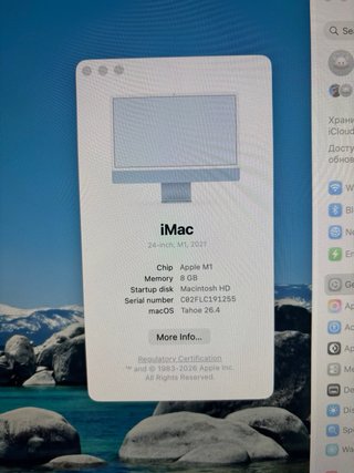 Apple iMac 24 M1 2021 8GB pantalla defectuosa