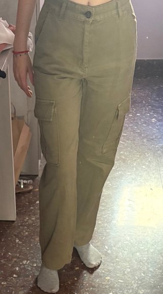 Pantalón cargo verde militar