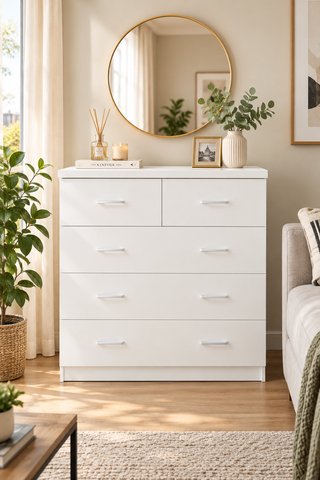 Nueva Cómoda Blanca Dp en rebajas