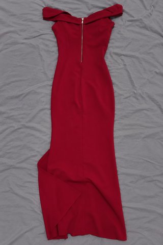 Vestido TS rojo invitada