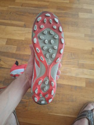 Botas de fútbol Adidas rojas PREDATOR Talla 52 2/3