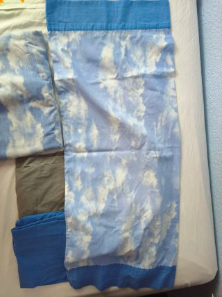 Conjunto Fundas Nórdicas Azul y Gris