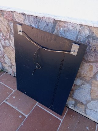 Espejo de baño con luz y repisa