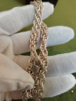 Elegante collar cadena plata 925