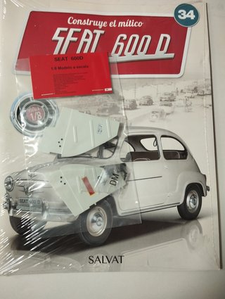 Fascículo Seat 600 D 1:8 Salvat