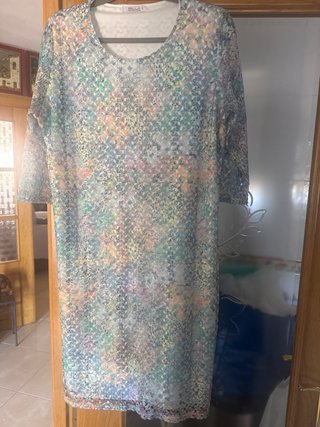 Vestido estampado multicolor